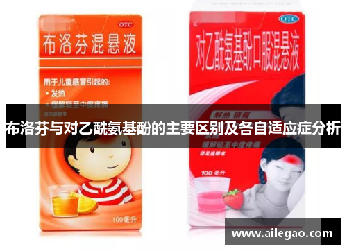 布洛芬与对乙酰氨基酚的主要区别及各自适应症分析